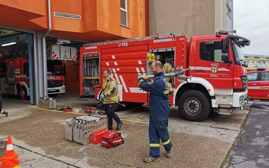 gasilciv primeru požara